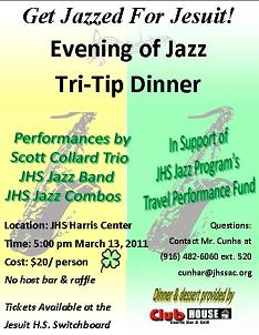 JHS Jazz Fundraiser 3/13/2011